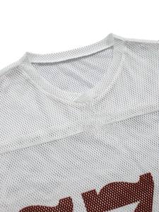 Camiseta de Fútbol Americano Personalizada de Malla Transpirable 100% Poliéster, Uniforme de Práctica con Logotipo Personalizado, Proveedor OEM al por Mayor - Product Image 5