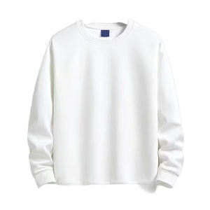 เสื้อฮู้ดดี้คุณภาพสูงสำหรับผู้ชาย สีขาว ไซส์ใหญ่ แบบสวมหัว แขนยาว สไตล์สตรีทแวร์ สำหรับเด็กผู้ชาย - Product Image 1