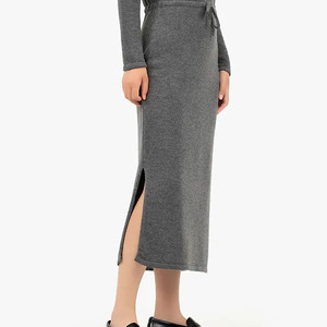 Women's <b>Wool</b> Knitted Regular Scarf Collar Sleeveless Button Solid Color Anti-Pilling Pullover Autumn Wear Minimalist Style - Product Image 5