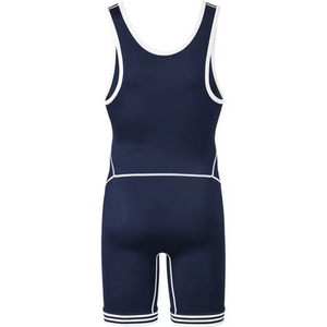Combinaison de lutte pour hommes de qualité supérieure, une pièce, sans manches, compression, extensible, respirante, séchage rapide, pour la compétition et l'entraînement sportif - Product Image 3
