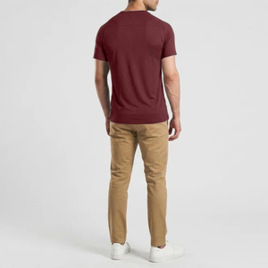 T-shirts Homme Personnalisés à Manches Courtes, Col Rond, Coupe Slim, Qualité Supérieure, Respirants, Écologiques, Confortables et Légers – Vente en Gros - Product Image 6
