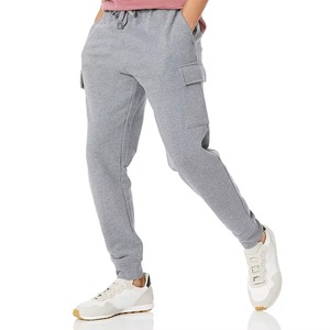 Joggers pour hommes très demandés, de haute qualité, design slim fit tendance, confortables, légers, coupe droite, couleur foncée, 100% coton - Product Image 6