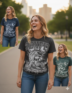 T-shirts unisexes légers 240 GSM pour sérigraphie, coupés et cousus, production rapide en gros, meilleur matériau, streetwear - Product Image 2