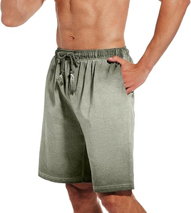 Men Acid Wash Shorts <b>Retro</b> Design Cotton <b>Fabric</b> Comfortable Fit Casual Streetwear Summer Outfit Breathable <b>Fabric</b> Shorts - Product Image 1