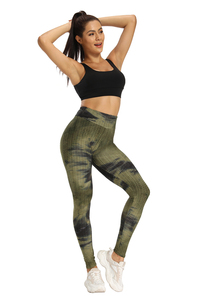 Leggings de Yoga de Cintura Alta para Mujer, Color Sólido, Última Moda, Ropa Deportiva para Gimnasio, con Estampado Puff - Product Image 3
