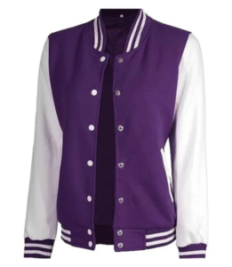 Blousons universitaires pour femmes en gros, personnalisables avec logo imprimé, en peau de mouton, respirants, style streetwear, haute qualité - Product Image 3
