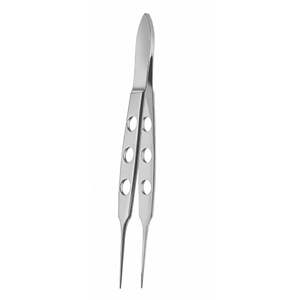 Pinzas Oftálmicas Bishop-Harmon Iris con Puntas Dentadas Cruzadas, Instrumento Microquirúrgico, Uso en Cirugía General, Certificación CE - Product Image 3