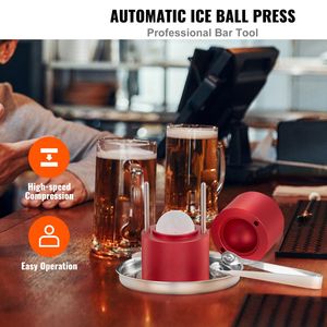 Kit per Sfere di Ghiaccio in Lega di Alluminio Aeronautico da 2,4 Pollici, Pressa per Ghiaccio da 60mm con Pinze e Vassoio Raccogligocce - Strumento Premium per Cubetti di Ghiaccio - Product Image 2