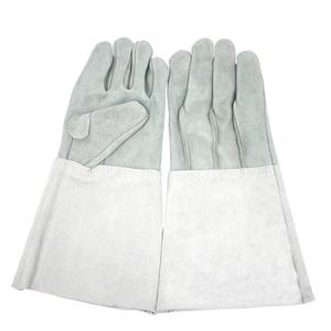 Gants de soudage en cuir de vachette avec logo personnalisé, couleur au choix, pour hommes et femmes - Product Image 2