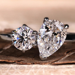 RB Gems Custom 10K Yellow Gold Lab Grown Moissanite Engagement <b>Ring</b> IGI Certified Bezel Setting Religious Style Wedding Party - Product Image 5