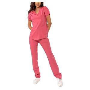 Uniforme exfoliante con logotipo personalizado de alta calidad, tela de servicio OEM, último diseño, etiqueta privada de moda, ropa de trabajo personalizada, uniformes exfoliantes - Product Image 1