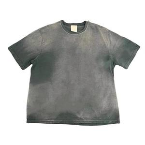 Custom <b>Vintage</b> Washed Oversized Graphic T Shirt Men 100% Cotton Distressed Streetwear Boxy Fit Heavyweight Acid Wash <b>Tee</b> - Product Image 3