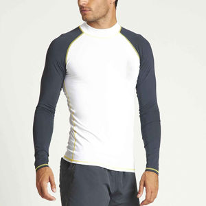 Custom Compression Performance Rash Guard For Men Direct Factory Supplier Slim Fit Men Rash Guard In Cheap Price MMA BJJ - Product Image 1