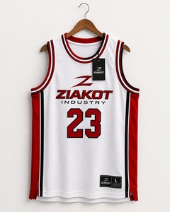 Venta al por Mayor Directa de la Industria, Jersey de Baloncesto Auténtico Personalizado con Rayas Blancas y Doradas, el Más Vendido - Product Image 4