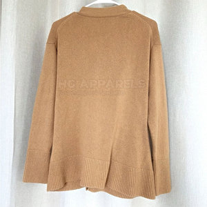 Cárdigan Clásico de Invierno Tejido en Algodón/Lana, Diseño Elegante, Tacto Suave, Transpirable, Ecológico, Construcción Ligera - Product Image 4