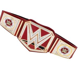 Ceinture de champion WWE rouge de qualité supérieure, design diamant, personnalisable pour les fans et les événements - Product Image 6