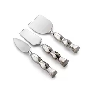 Ensemble d'outils à fromage contemporains en acier inoxydable, collection de couteaux à fromage, accessoires de service pour la cuisine - Product Image 2