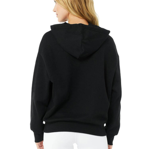 Sweat à capuche oversize délavé à l'acide pour femme, fabrication professionnelle en usine, haute qualité, lourd et résistant - Product Image 2