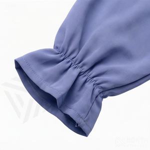 Vestido Hijab de Poliéster Suelto al por Mayor para Mujeres Islámicas, de Una Pieza, Cobertura Completa, Cuello en V, Manga Larga, Ligero y Modesto - Product Image 5
