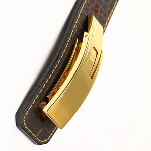 Ceinture de musculation en cuir premium, robuste, avec boucle à levier en acier réglable, pour la salle de sport et l'entraînement - Product Image 6