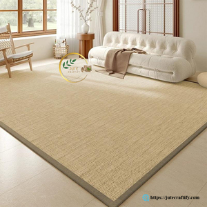 Export Quality Natural Jute Area Rug – Premium Handmade Floor <b>Carpet</b> for Global Wholesale Buyers - Product Image 2