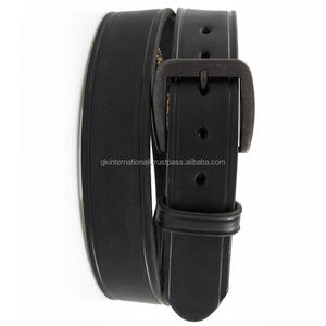 Nuevo Cinturón Casual de Cuero Grueso para Hombre con Hebilla Extraíble de Latón Antiguo - Product Image 3