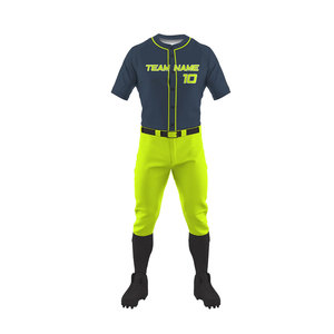 New Unisex Adult Baseball Uniform 100% Polyester <b>Soft</b> Fabric Short Moisture-Wicking Anti-Bacterial Breathable Printed Reasonable - Product Image 5