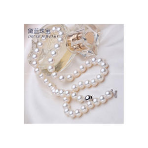 Collar de Perlas de Agua Dulce de 8-9 mm, Luz Intensa, Casi Impecable - Fuente de Venta al por Mayor de Perlas de Zhuji - Product Image 4