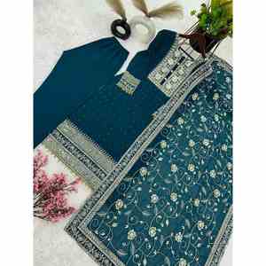 ผ้าจอร์เจียแบบปักลายพื้นด้านล่างสำหรับใส่ทำงาน - Product Image 2