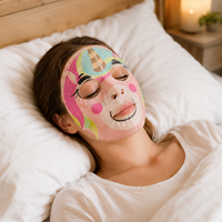 Mascarilla Facial de Algodón Precortada con Diseño Personalizado Y154-14, Mascarilla Facial de Papel No Tejido con Estampado de Animales para el Cuidado de la Piel para Mujeres