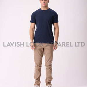 Camiseta Unisex Ligera 100% Algodón de Alta Calidad con Cuello Alto, Estilo Oversize, para Hombre, Personalizable con Logotipo Serigrafiado - Product Image 2