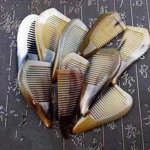 Peigne à cheveux artisanal en corne, accessoire de soin des cheveux naturel et durable, vente en gros - Product Image 3