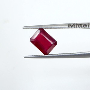 Rubis naturels de Bangkok, octogones calibrés 6x8mm, pierres précieuses de rubis naturelles facettées pour la fabrication de bijoux, prêtes à l'emploi - Product Image 2