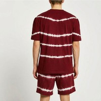Ensemble T-shirt et short pour homme MEYBA SPORTS, couleur personnalisée, col rond uni, décontracté, respirant, tricoté, 100% coton, streetwear, été