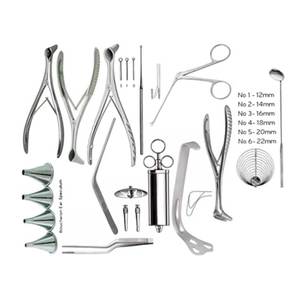 Juego completo de instrumentos quirúrgicos ORL para procedimientos de oído, nariz y garganta en hospitales y clínicas. - Product Image 6