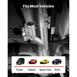 Kit de Válvula de Escape Eléctrica de 2.5 Pulgadas, 2 Piezas, Universal, de Acero Inoxidable, con un Control Remoto, Kit de Sistemas de Escape Ajustables - Product Image 6