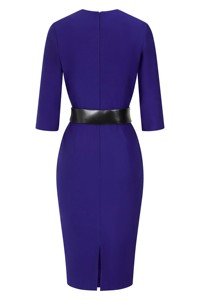 Vestido Deportivo Flexible para Mujer, Diseño Atlético, Logotipo Personalizado, Manga Corta, Lona Transpirable, Ecológico, Largo - Product Image 2