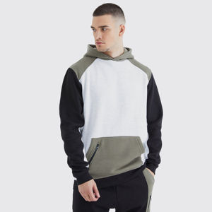 Nouvelle Collection : Ensemble de Survêtement Homme en Coton Polaire avec Sweat à Capuche Color Block et Pantalon Jogger à Poches Zippées – Tenue de Sport Homme - Product Image 4