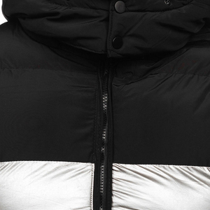 2026 Oem Men Zip up Sleeveless Hooded Puffer Coat Winter Quilted Hoodies Puffer Vests Coats Outdoor Padded Down men's <b>jackets</b> - Product Image 2