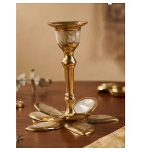 Floral Design Mother of Pearl Metal Votive <b>Candle</b> <b>Holder</b> Home Decorative Lighting Accessories <b>Candle</b> <b>Stick</b> - Product Image 1