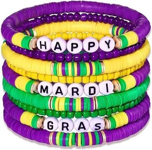 สร้อยข้อมือลูกปัดทรงเรขาคณิต มุกน้ำจืด สีดำ สีขาว สีเขียวอมฟ้า คลาสสิก ใส่ได้ทุกวัน - Product Image 6