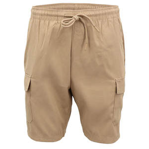 Short de sport cargo pour homme, longueur Bermuda, respirant, en polyester, avec poches latérales et cordon de serrage, taille mi-haute, idéal pour la course et la gym - Product Image 1