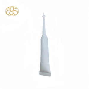 Tube souple en plastique cosmétique de 15 ml pour sérum pour les yeux, tube à visser, tube en plastique souple HDPE ABS EVOH, rechargeable, réutilisable, écologique - Product Image 1