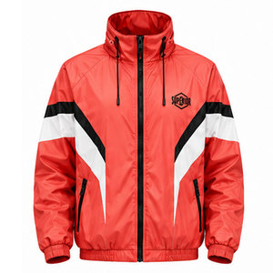 Chaqueta Cortavientos Ligera Premium para Hombre, Impermeable, para Actividades al Aire Libre, Fitness, Viajes y Deportes, Proveedor de Ropa OEM ODM - Product Image 1