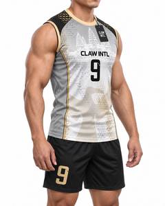 ชุดบาสเก็ตบอล CLAW INTL แบบ unisex พิมพ์ลายดิจิทัล ผ้าโพลีเอสเตอร์ ระบายอากาศได้ดี เสื้อเจอร์ซีย์ผู้ใหญ่ กางเกงขาสั้นไร้ตะเข็บ หมายเลข 9 - Product Image 6