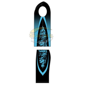Uniforme de football américain pour adultes OEM, ensemble maillot et short pour hommes, confortable, numéro de joueur 54, noir et bleu, respirant, haute qualité - Product Image 4