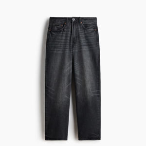 Houston Relaxed Loose Denim <b>Jeans</b> Casual Pants for Men and Women Stylish Streetwear Fashion Wide Leg Trousers - Product Image 6