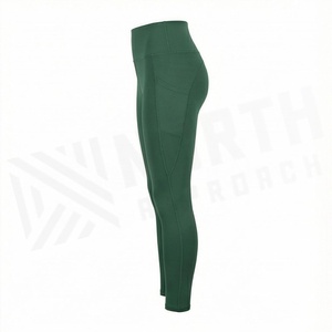 High Quality Womens High Waisted Leggings Outer Wear Spring Autumn <b>Tights</b> <b>Thin</b> Yoga Pants Styles With Customized Color - Product Image 3