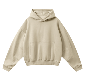 Sudadera con capucha de corte holgado y mangas con diseño de dardo, esencial, oversize, casual, estilo streetwear, de ajuste relajado y moderna. - Product Image 5