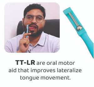 Outil d'élévation et de lateralisation de la langue TT-UD avec ressort, aide motrice orale pour la thérapie orthophonique - Product Image 3